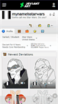 Mobile Screenshot of mynameisstarwars.deviantart.com