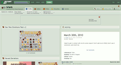 Desktop Screenshot of brianb.deviantart.com