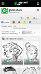 Mobile Screenshot of gooie-duck.deviantart.com