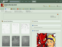 Tablet Screenshot of eneru-the-sky-lord.deviantart.com