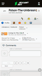 Mobile Screenshot of poison-the-umbreon.deviantart.com