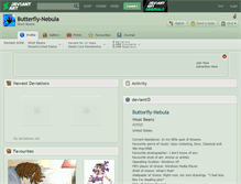 Tablet Screenshot of butterfly-nebula.deviantart.com