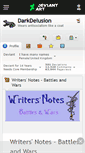 Mobile Screenshot of darkdelusion.deviantart.com