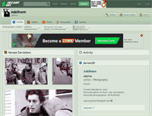 Tablet Screenshot of adelinem.deviantart.com