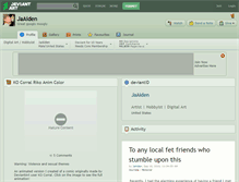 Tablet Screenshot of jaaiden.deviantart.com