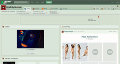 Desktop Screenshot of deathbyrevenge.deviantart.com