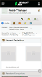 Mobile Screenshot of point-thirteen.deviantart.com