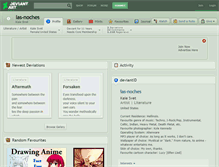 Tablet Screenshot of las-noches.deviantart.com