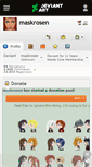 Mobile Screenshot of maskrosen.deviantart.com