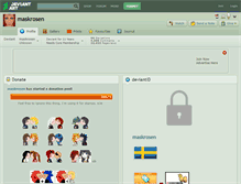 Tablet Screenshot of maskrosen.deviantart.com