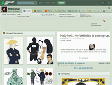 Tablet Screenshot of paincloud.deviantart.com