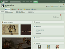 Tablet Screenshot of fantasy-salma.deviantart.com