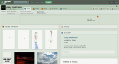 Desktop Screenshot of crazy-mushroom.deviantart.com