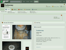 Tablet Screenshot of foxthecrazy.deviantart.com