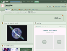Tablet Screenshot of canard-pars.deviantart.com