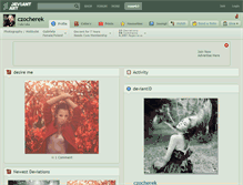 Tablet Screenshot of czocherek.deviantart.com