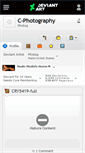 Mobile Screenshot of c-photography.deviantart.com