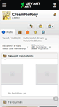 Mobile Screenshot of creampiepony.deviantart.com