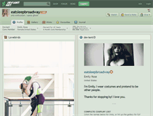 Tablet Screenshot of eatsleepbroadway.deviantart.com