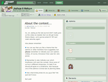 Tablet Screenshot of joshua-x-neku.deviantart.com