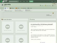 Tablet Screenshot of catty-kittiy.deviantart.com