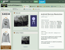 Tablet Screenshot of androidwallpapers.deviantart.com