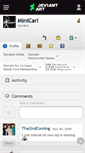 Mobile Screenshot of minicarl.deviantart.com