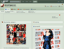 Tablet Screenshot of demetriagoowen.deviantart.com