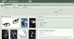 Desktop Screenshot of pearcecomics.deviantart.com