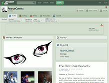 Tablet Screenshot of pearcecomics.deviantart.com