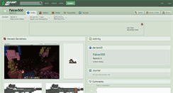 Desktop Screenshot of falcon500.deviantart.com
