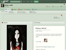 Tablet Screenshot of dress--code.deviantart.com