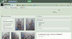 Desktop Screenshot of harkan-no1.deviantart.com