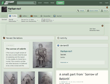 Tablet Screenshot of harkan-no1.deviantart.com