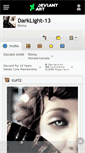 Mobile Screenshot of darklight-13.deviantart.com