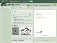 Tablet Screenshot of generation-of-zero.deviantart.com