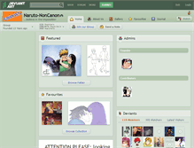 Tablet Screenshot of naruto-noncanon.deviantart.com