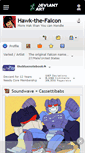 Mobile Screenshot of hawk-the-falcon.deviantart.com