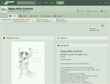 Tablet Screenshot of happy-milky-sunshine.deviantart.com