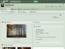 Tablet Screenshot of jantiff-stocks.deviantart.com