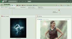 Desktop Screenshot of horseryder.deviantart.com