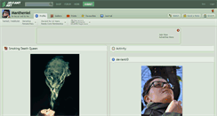 Desktop Screenshot of mantheniel.deviantart.com