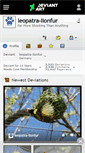 Mobile Screenshot of leopatra-lionfur.deviantart.com