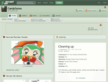 Tablet Screenshot of candygunso.deviantart.com