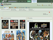 Tablet Screenshot of dpgillustrator.deviantart.com