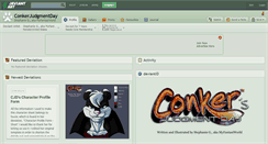 Desktop Screenshot of conkerjudgmentday.deviantart.com
