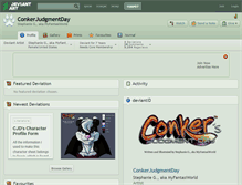 Tablet Screenshot of conkerjudgmentday.deviantart.com