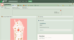 Desktop Screenshot of candyhamu.deviantart.com