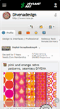 Mobile Screenshot of divenadesign.deviantart.com