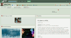 Desktop Screenshot of cyber-twon.deviantart.com